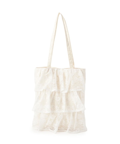 レースティアードトートバッグ