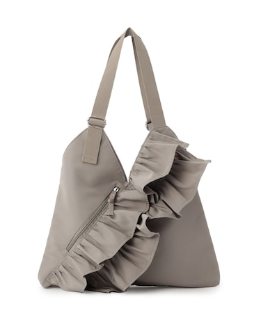 フリルトートバッグ