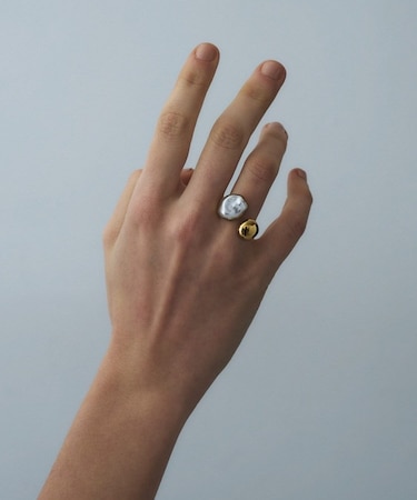 パール調リング