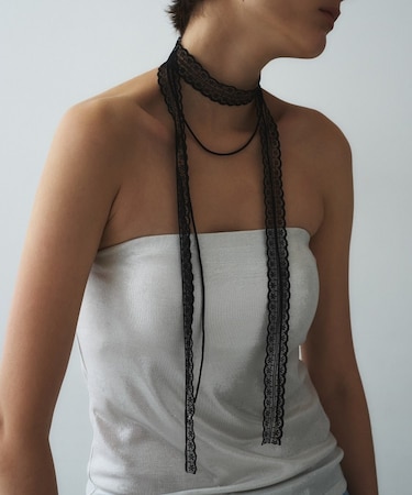 レース2連ロングチョーカー