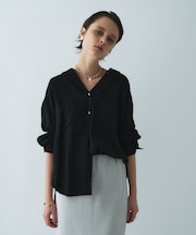 【手洗い可】テーラードカラーシャツ