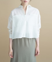 【再入荷】シアーストライプシャツ