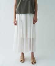 【セットアップ／手洗い可】エアリーローンガウチョパンツ