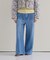 【8サイズ展開／トールサイズ】DeniMoove ライトデニム イージーパンツ　360°ストレッチ