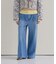 【8サイズ展開／トールサイズ】DeniMoove ライトデニム イージーパンツ　360°ストレッチ