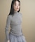 【WEB限定カラーあり】Relaxy Rich シルクカシミヤ混 モックネック ニット