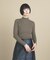 【WEB限定カラーあり】Relaxy Rich シルクカシミヤ混 モックネック ニット