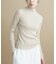 【WEB限定カラーあり】Relaxy Rich シルクカシミヤ混 モックネック ニット