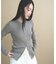 【WEB限定カラーあり】Relaxy Rich シルクカシミヤ混 リブニットカーディガン　9色展開