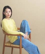 【WEB限定カラーあり】Relaxy Rich シルクカシミヤ混 リブニットカーディガン 9色展開
