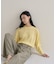 【WEB限定カラーあり】Relaxy Rich シルクカシミヤ混 クルーニット