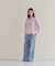 【WEB限定カラーあり】Relaxy Rich シルクカシミヤ混 クルーニット