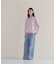 【WEB限定カラーあり】Relaxy Rich シルクカシミヤ混 クルーニット
