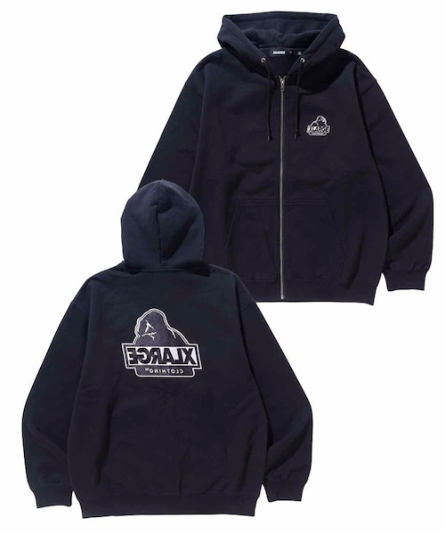 CAMPUS ZIP UP HOODED SWEATSHIRT｜エクストララージの通販｜&mall