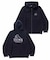 BACKSIDE SLANTED OG ZIP HOODED SWEATSHIRT
