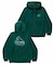 BACKSIDE SLANTED OG ZIP HOODED SWEATSHIRT