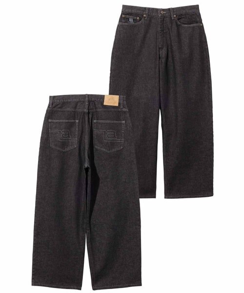 LA STITCH WIDE LEG DENIM PANTS｜エクストララージの通販｜&mall