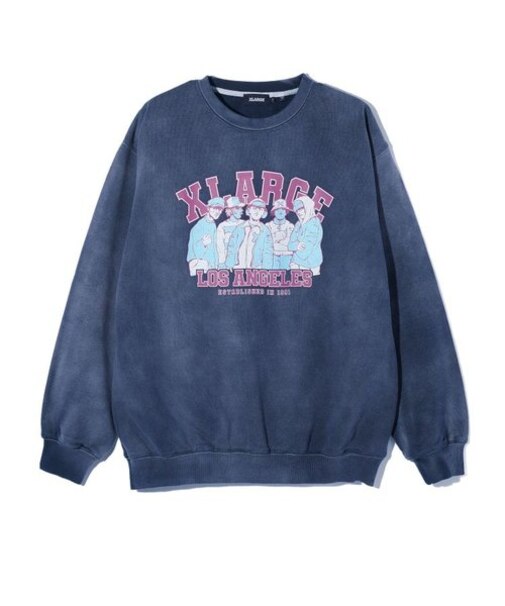 EST 1991 BLEACHED CREWNECK SWEATSHIRT