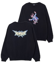 BURNING MONSTER CREWNECK SWEATSHIRT