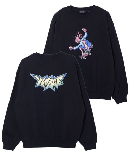 BURNING MONSTER CREWNECK SWEATSHIRT