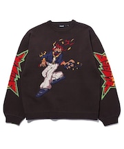 BURNING MONSTER CREWNECK KNIT