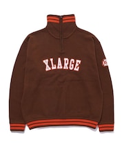 ARCH LOGO HALF ZIP PULLOVER KNIT
