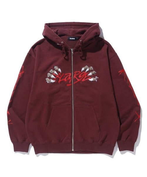 CLAW ZIP HOODED SWEATSHIRT｜エクストララージの通販｜&mall（アンド