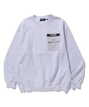 MILITARY POCKET CREWNECK SWEATSHIRT