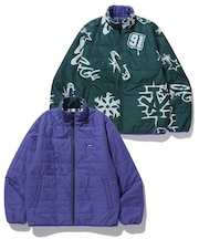 ALLOVER PRINT REVERSIBLE PUFFER JACKET