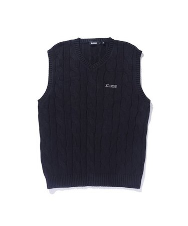 CABLE KNIT VEST
