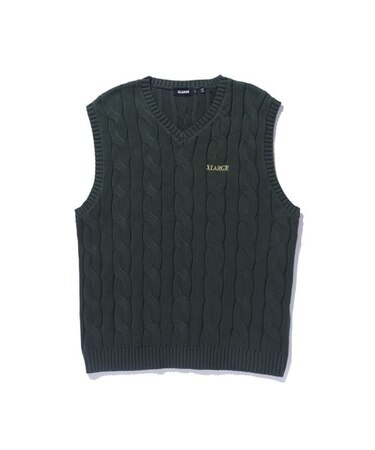 CABLE KNIT VEST