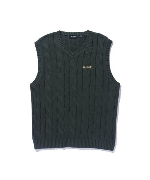 CABLE KNIT VEST