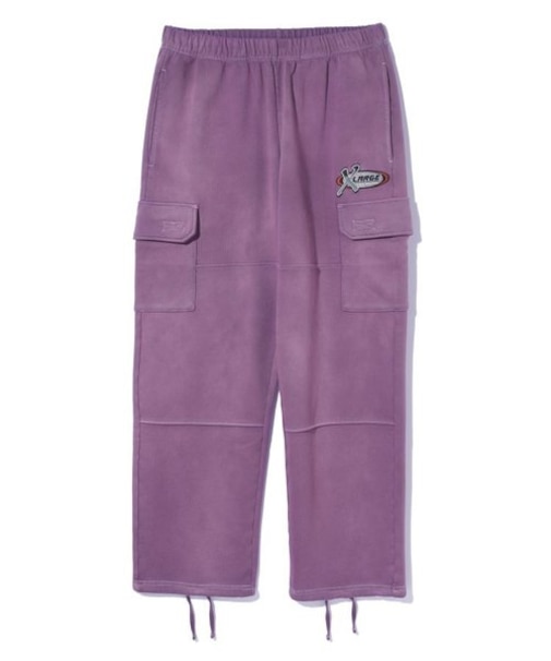 BLEACHED SWEAT CARGO PANTS