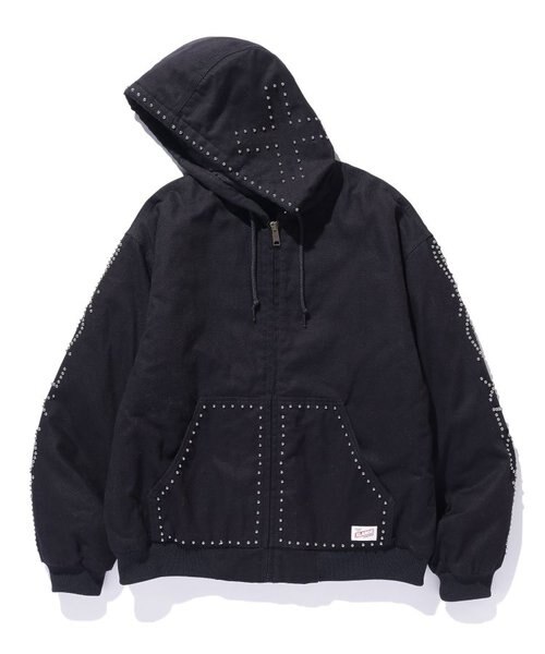 XL STUDDED HOODED WORK JACKET｜エクストララージの通販｜&mall