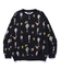 ALLOVER PRINT CREWNECK SWEATSHIRT