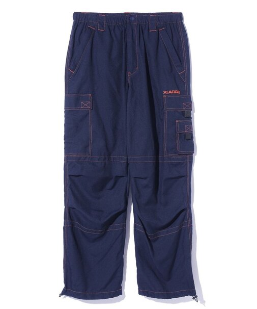 CONTRAST STITCH CARGO PANTS