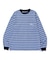 STRIPED L/S POCKET TEE
