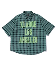 PRINTED PLAID S/S SHIRT