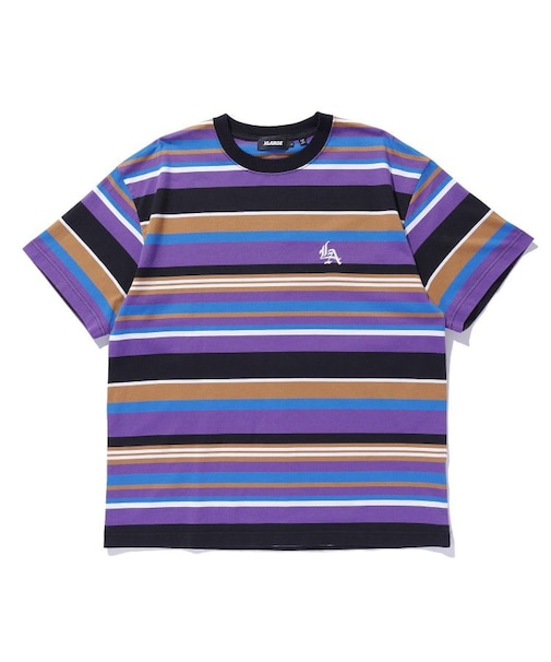 LA EMBROIDERY STRIPE S/S TEE