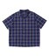 EMBROIDERED S/S PLAID SHIRT