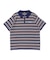 STRIPED KNIT POLO SHIRT