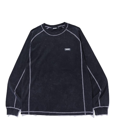 CONTRAST STITCH L/S TEE