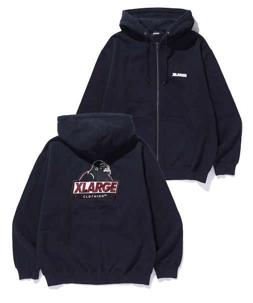 SLANTED OG ZIP HOODED SWEATSHIRT
