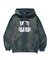DISCHARGE PRINTED OG ZIP HOODED SWEATSHIRT
