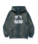 DISCHARGE PRINTED OG ZIP HOODED SWEATSHIRT