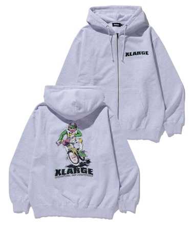 RIDING ZIP HOODED SWEATSHIRT
