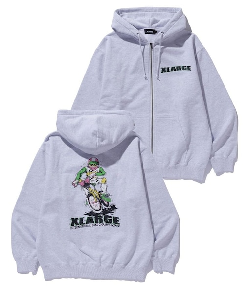 RIDING ZIP HOODED SWEATSHIRT