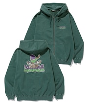 PIGMENTDYE INDY GRAB ZIP HOODED SWEAT SHIRT