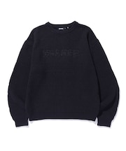 DEFORMED CABLE CREWNECK KNIT