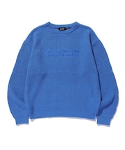 DEFORMED CABLE CREWNECK KNIT